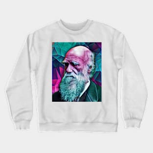 Charles Darwin Portrait | Charles Darwin Artwork 8 Crewneck Sweatshirt